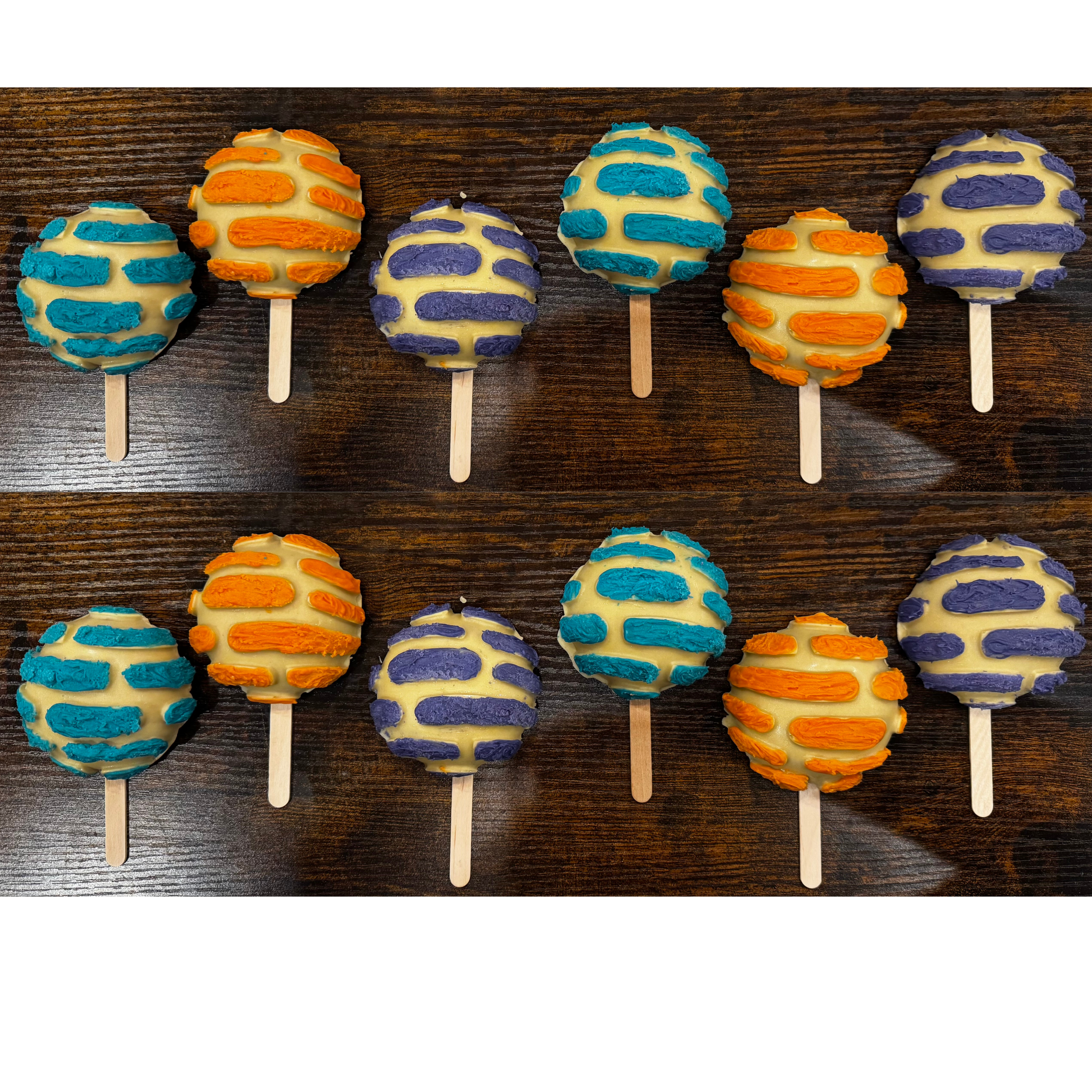 Concha Cake Pops ( 3 Colors)