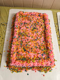 Fruitti Pebbles Celebration Cake w/ Butter cream frosting