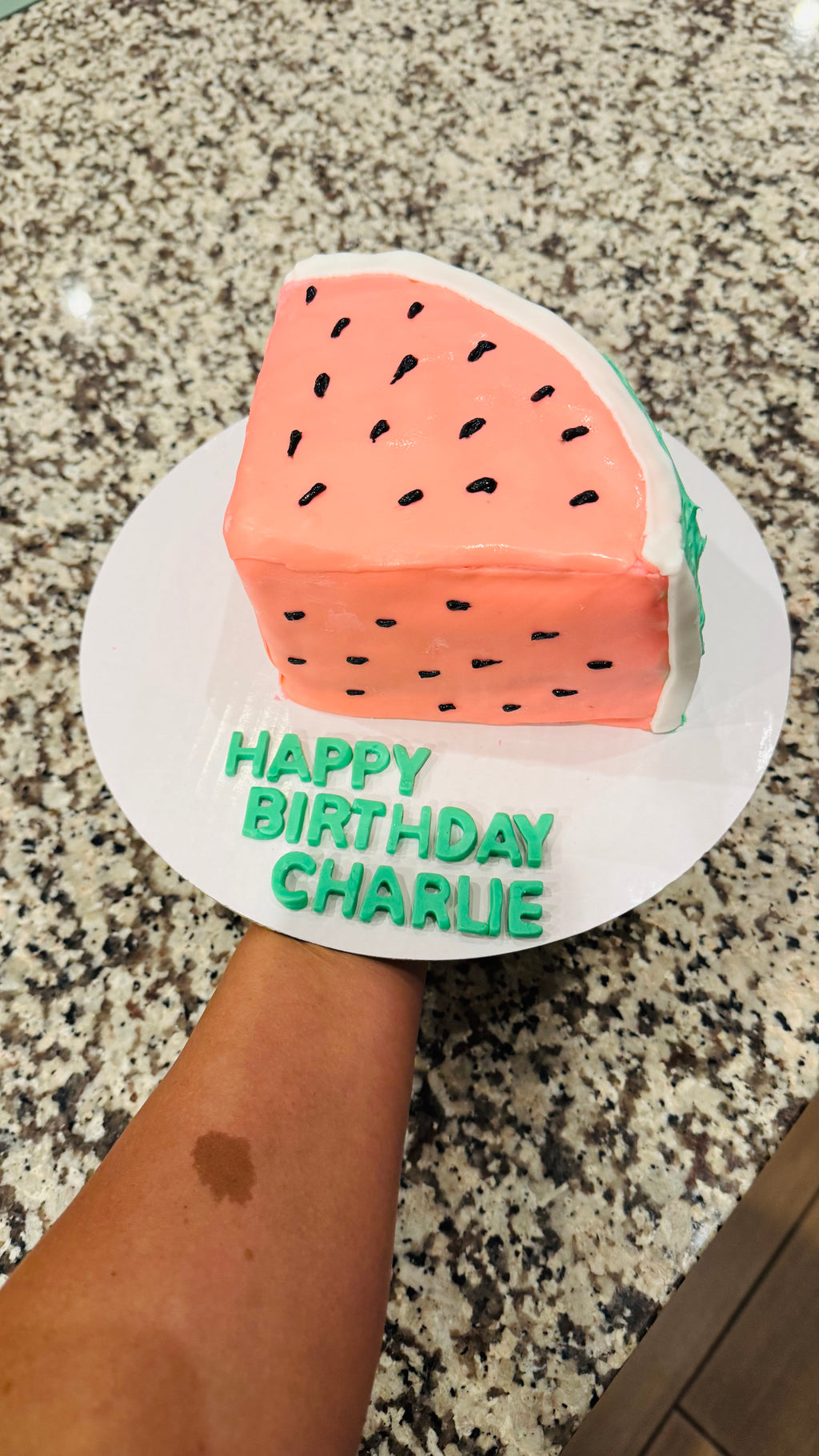 Watermelon Sweet 1 smash cake