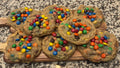 Jumbo M&M cookies