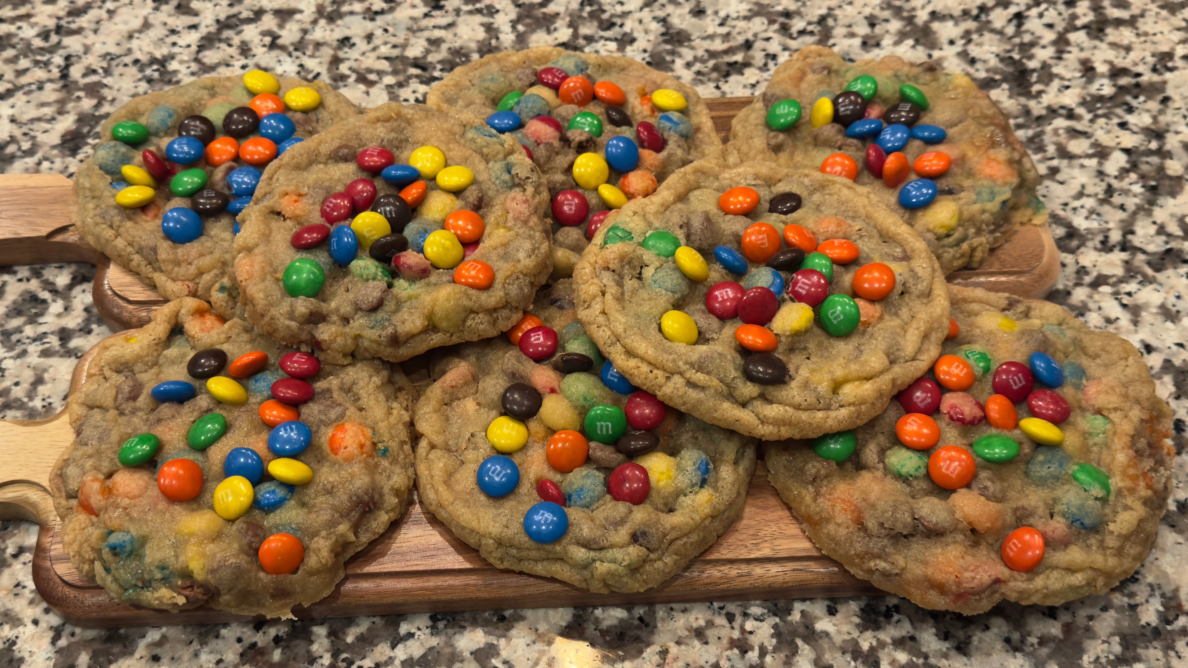 Jumbo M&M cookies