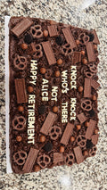 Chocolate explosion knock knock Joke Retirement Cake