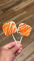 Pumpkin pie cake pop