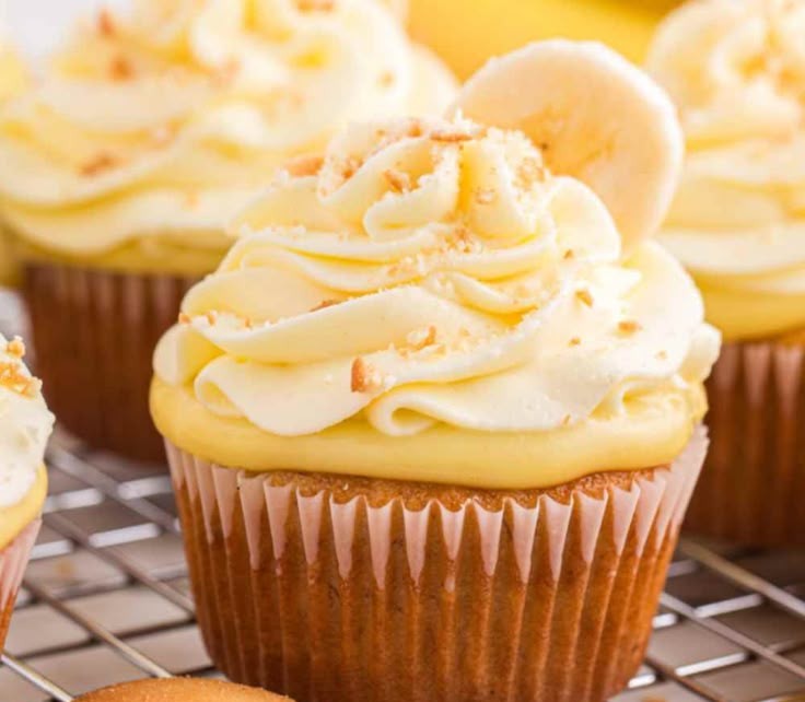 Banana Pudding Cupcake