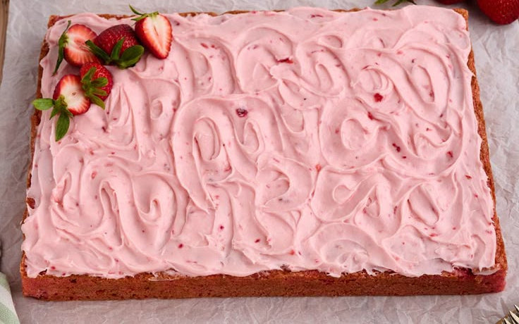 Strawberry Sheet Cake