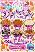 Thanksgiving pie Preorder