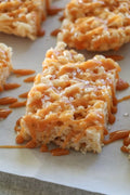 Sea Salt Caramel Rice Krispy Treats
