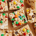 M&M  Rice Krispy Treats