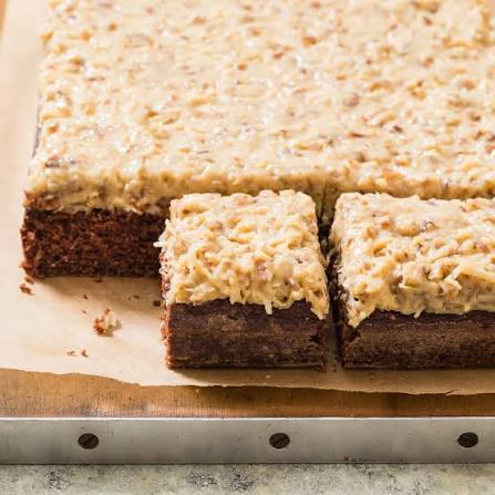German Chocolate Sheet Cake